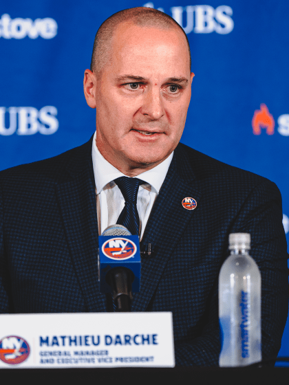 New York won't trade No. 1 pick in 2025 NHL Draft, Mathieu Darche says