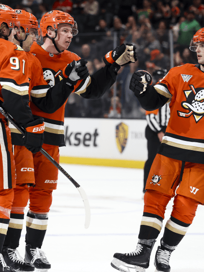 NHL EDGE stats Anaheim's breakout season