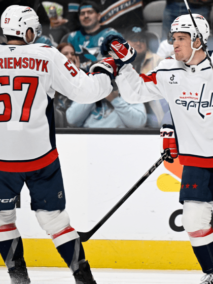 Washington Capitals San Jose Sharks game recap December 3, 2025