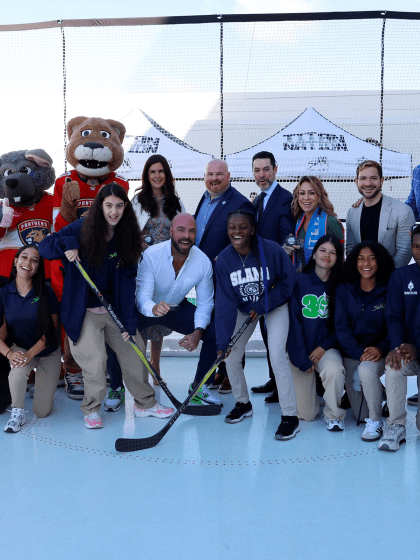 NHL, Florida unveil ice rink as legacy project