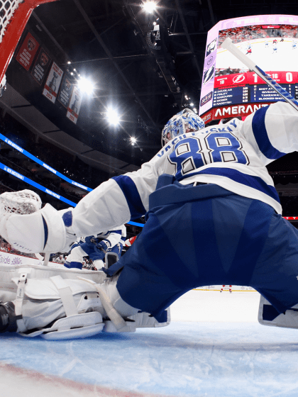 NHL EDGE stats 2025-26 Vezina Trophy race wide open