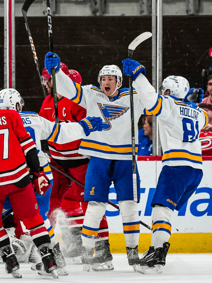 St. Louis Blues Carolina Hurricanes game recap March 12, 2026