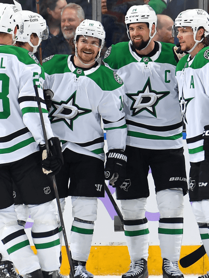 NHL EDGE stats behind Dallas' 14-game point streak