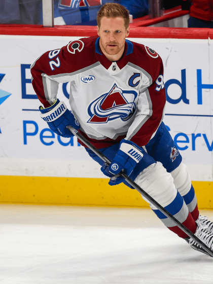 Gabriel Landeskog skates, may return on Colorado trip