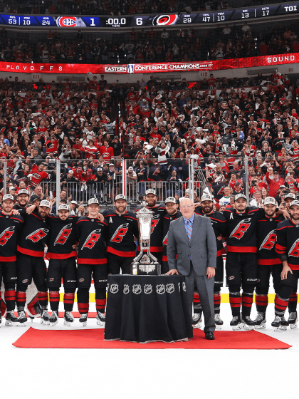 2026 Carolina Hurricanes Prince of Wales Trophy presentation