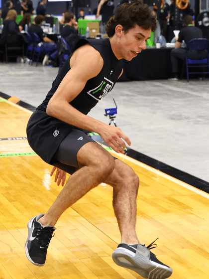 Liam Ruck attempts to make lasting impression at Scouting Combine
