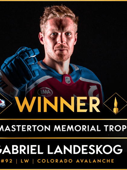Colorado Avalanche Gabriel Landeskog wins 2026 Bill Masterton Trophy