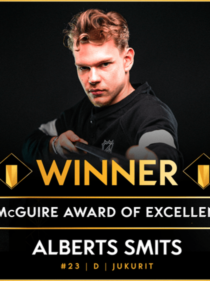 Alberts Smits receives 2026 E.J. McGuire Award of Excellence
