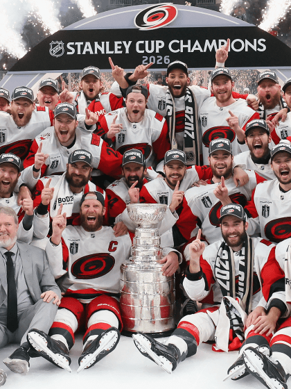 Carolina announcer talks flight with Cup on 'NHL At The Rink'