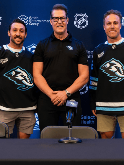 Vincent Trocheck, Anders Lee see 'a lot of potential' with Mammoth
