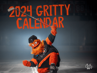 Gritty all year long as Flyers mascot releases 1st calendar – NBC10  Philadelphia
