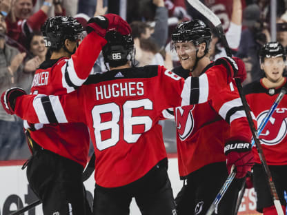 Red Wings edged by Devils in season-opener 4-3 