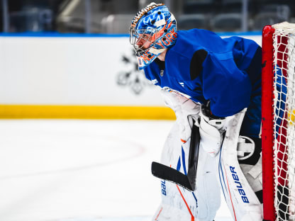 Isles Day-to-Day: Horvat Misses Practice, Sorokin Skates | New
