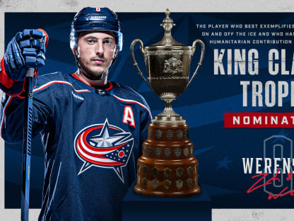 Zach Werenski named Blue Jackets nominee for King Clancy Memorial