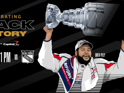 Capitals' Black History Night warmup jerseys feature gold patch honoring  Fort Dupont Cannons