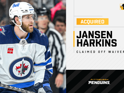 Penguins claim forward Jansen Harkins off waivers