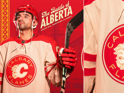 Calgary flames heritage outlet classic jersey for sale