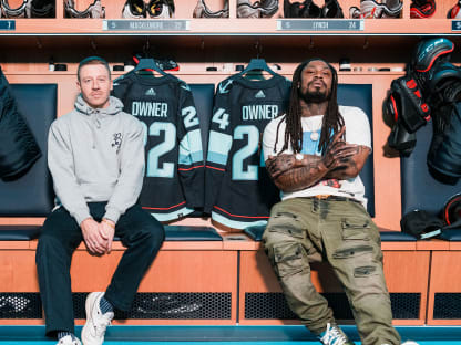 MARSHAWN LYNCH AND MACKLEMORE JOIN THE SEATTLE KRAKEN INVESTOR