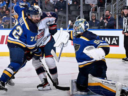 Columbus Blue Jackets lose to St. Louis Blues on errors