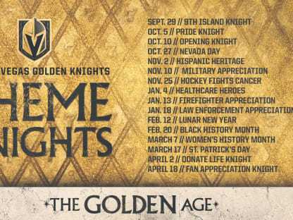 Golden Knights Celebrate Three Theme Nights In November — VGK Lifestyle