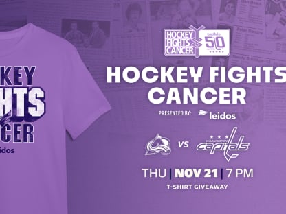 Capitals Announce Initiatives Surrounding Hockey Fights Cancer Month Washington Capitals