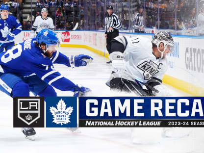 Talbot leads Kings to a win; Nylander sets Toronto record with  season-opening 9-game point streak