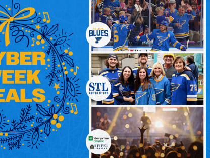 Blues Cyber Week begins Nov. 24 with week long deals St. Louis Blues