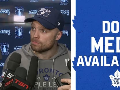 Max Domi | Media Availability | Toronto Maple Leafs