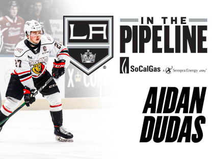 LA Kings: Aidan Dudas talks early struggles, adjustments to pro hockey