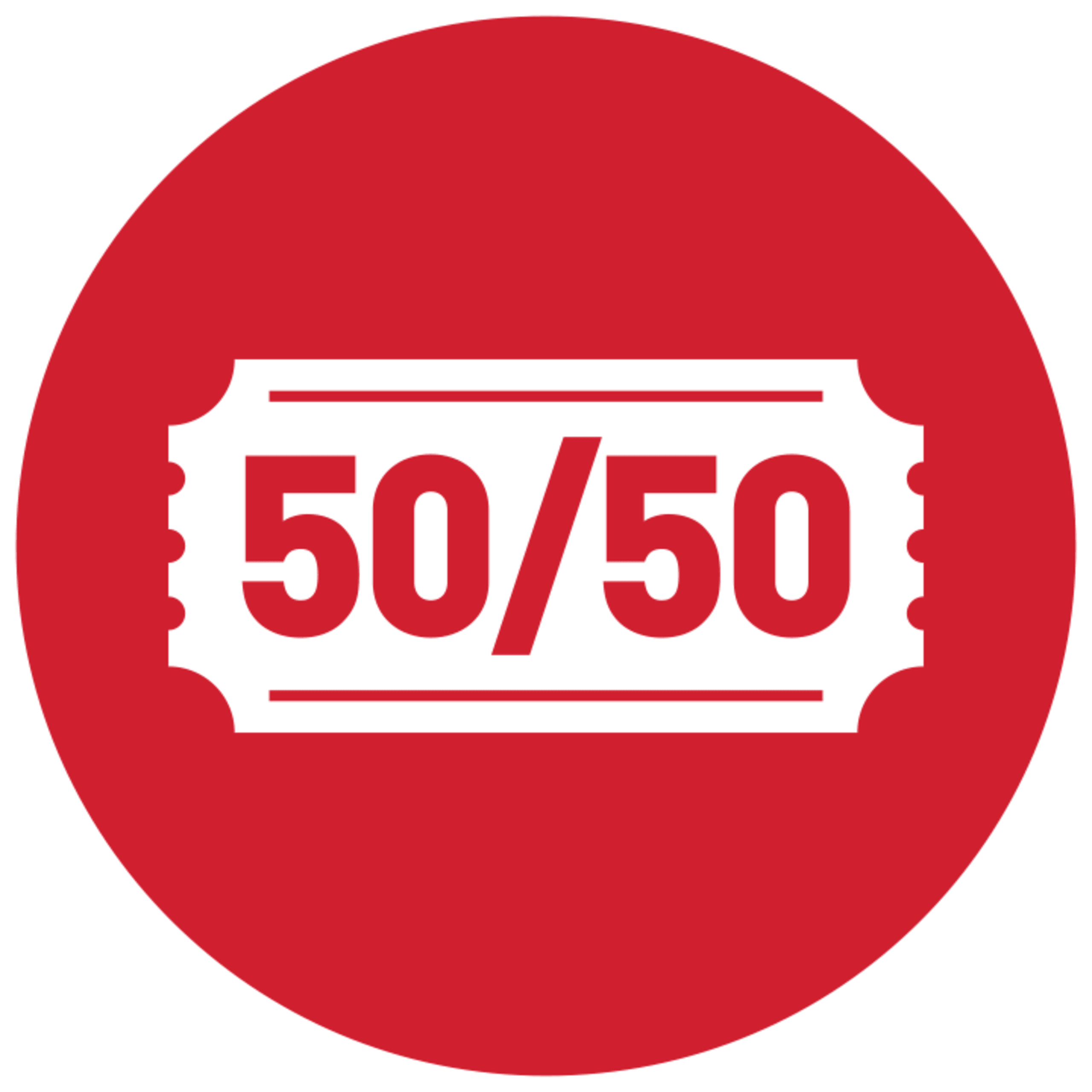 50/50 Charity Raffle