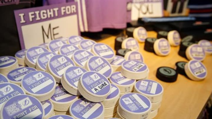 Lightning's 'Hockey Fights Cancer' night slated for Monday