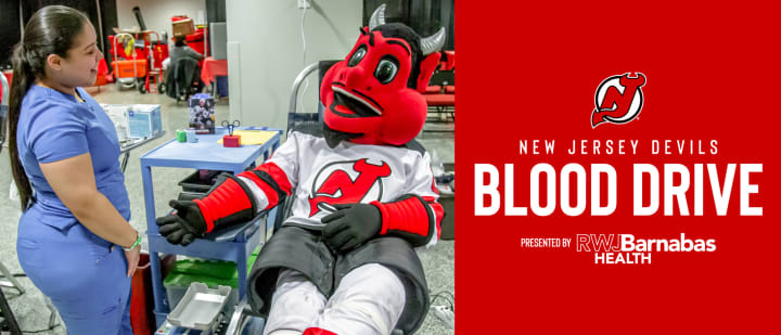 New Jersey Devils Blood Drive presented by RWJBarnabas Health