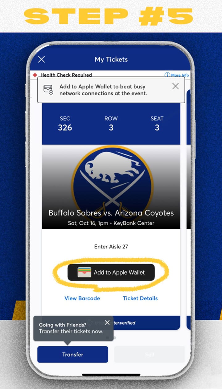 Tickets, Buffalo Sabres