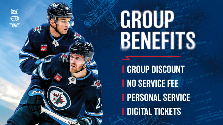 Group Benefits. 1. Group Discount. 2. No Service Fee. 3. Personal Service. 4. Digital Tickets