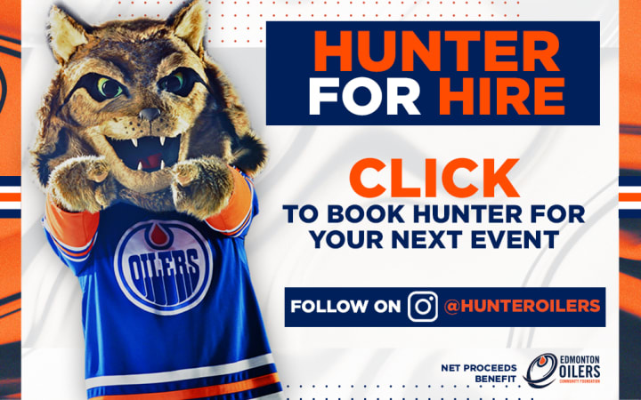Oilers Mascot - Hunter in card form! : r/EdmontonOilers