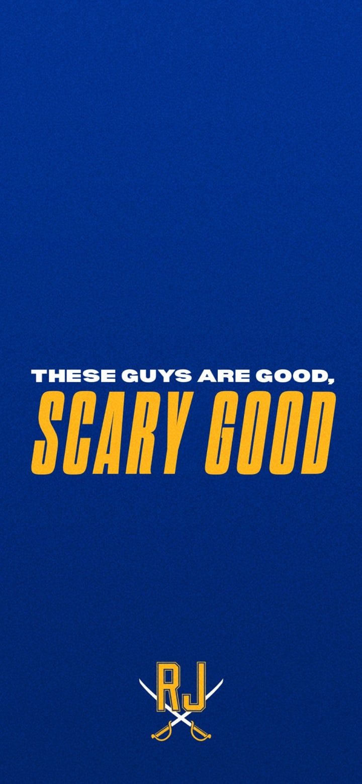 A mobile background with the RJ quote 'These guys are good, scary good.'