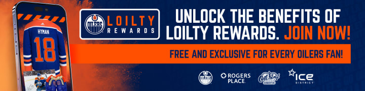 UNLOCK THE BENEFITS OF LOILTY REWARDS. JOIN NOW! FREE AND EXCLUSIVE FOR EVERY OILERS FAN!