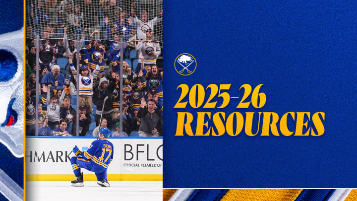 Sabres 2025-26 Resources - Jason Zucker pictured