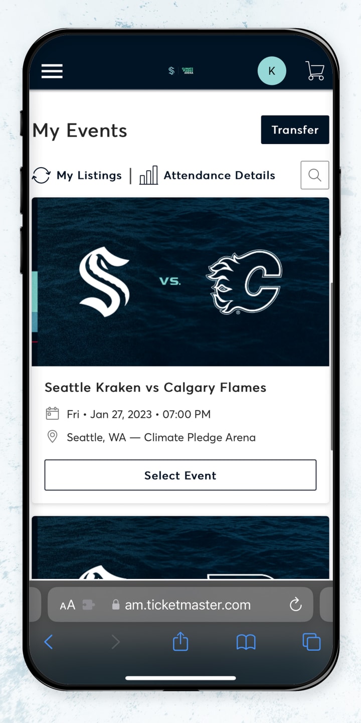 Tickets, Seattle Kraken