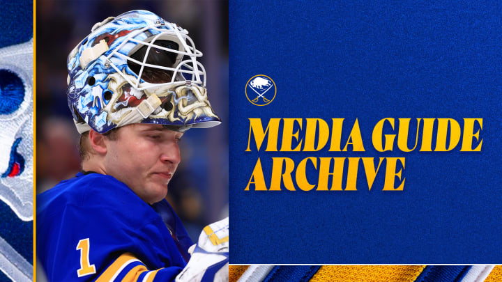 Sabres Media Guide Archive - Ukko-Pekka Luukkonen pictured