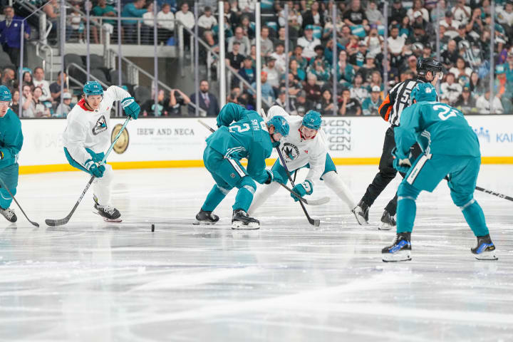 Sharks Prospect Scrimmage 2024: Smith and Celebrini face off