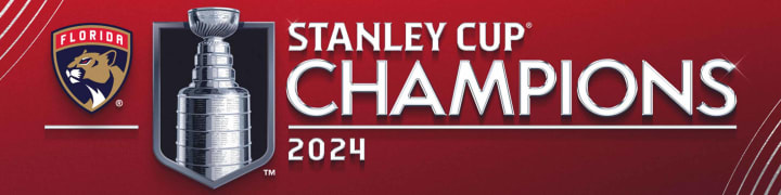 Florida Panthers Stanley Cup Champions 4x1