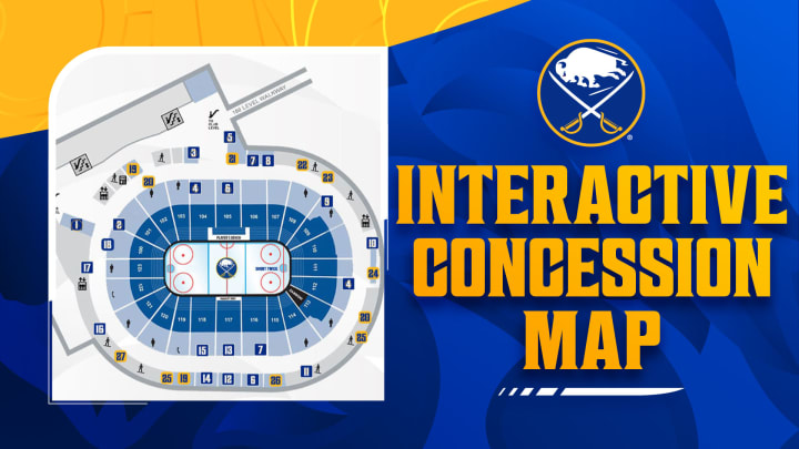 Buffalo Sabres Interactive Concessions Map