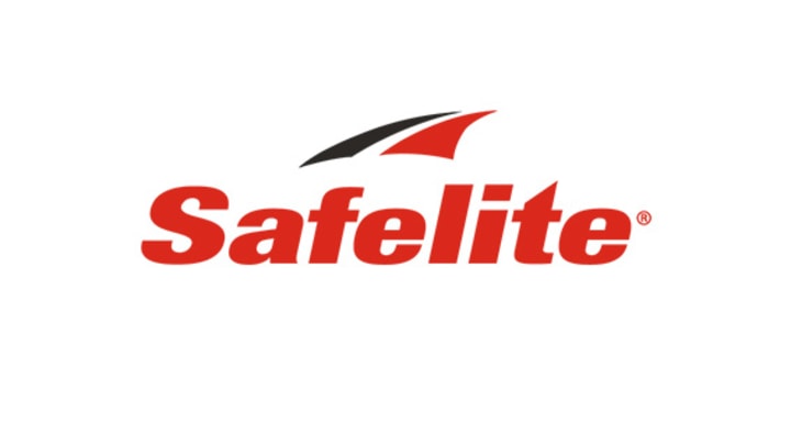 Safelite logo on white background.