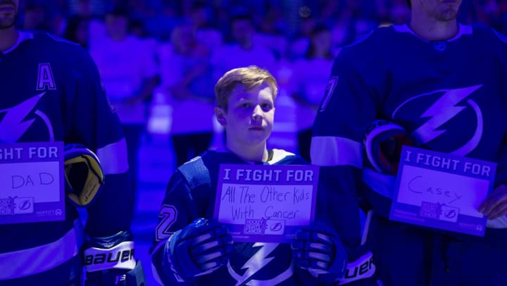 Lightning's 'Hockey Fights Cancer' night slated for Monday