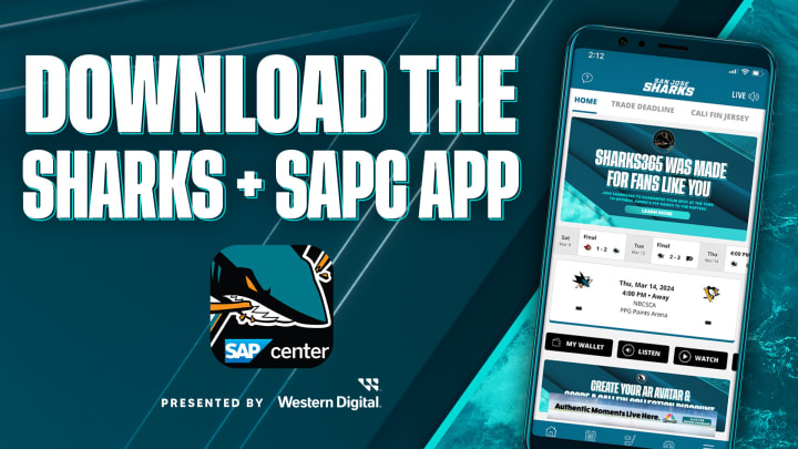 Download the Sharks + SAPC app presented by Western Digital