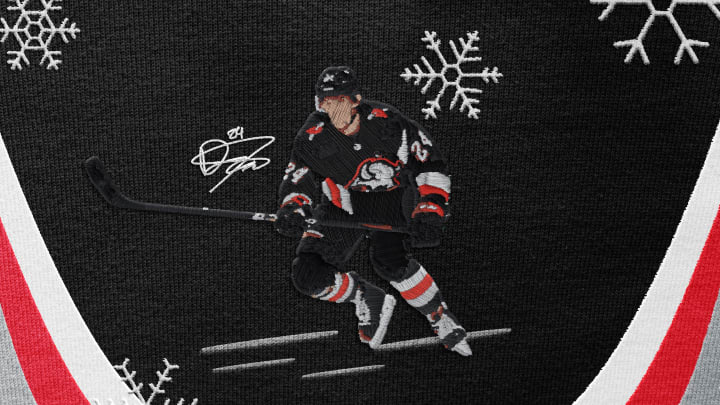 Dylan Cozens knitted holidays background desktop size