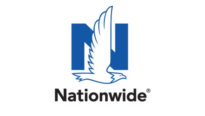 Nationwide insurance logo on white background.
