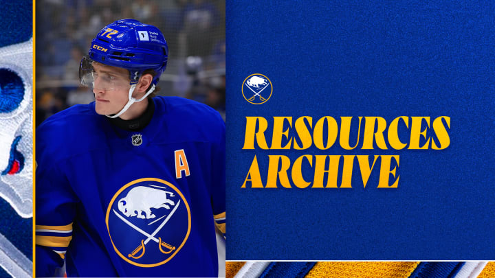Sabres resource archive - Tage Thompson pictured