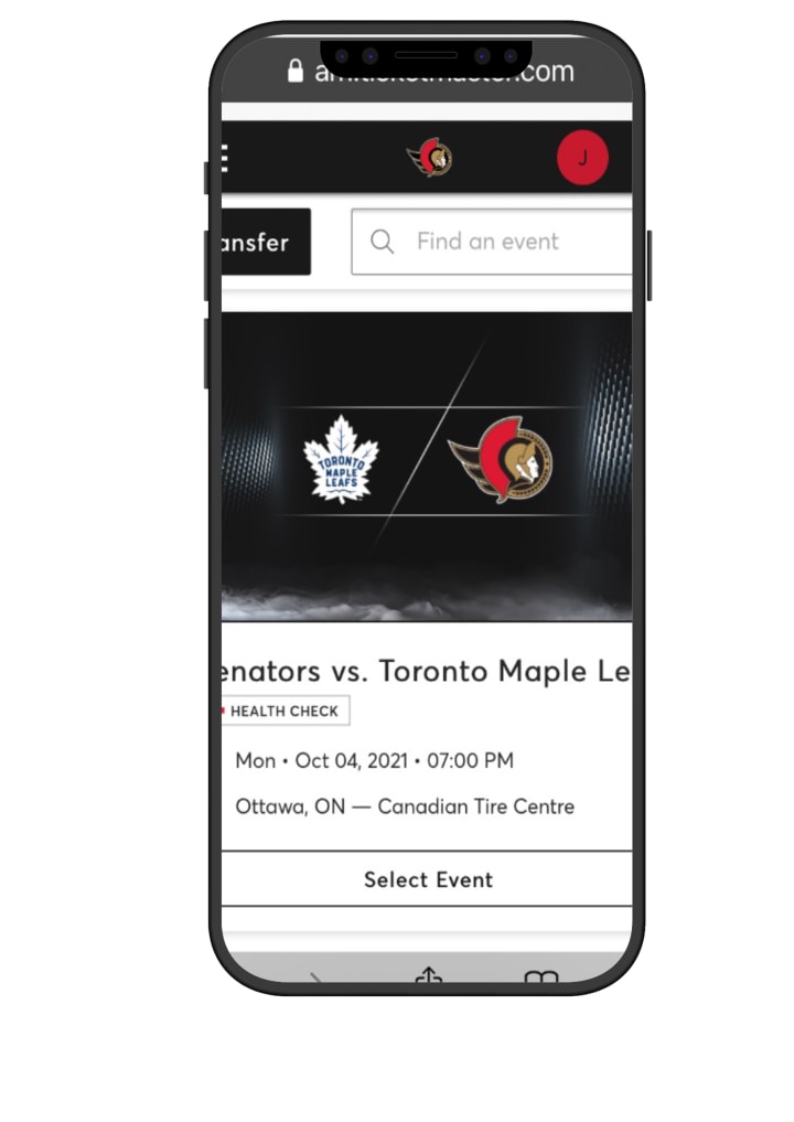 Ottawa Senators Ticket Hub - Canadian Tire Centre